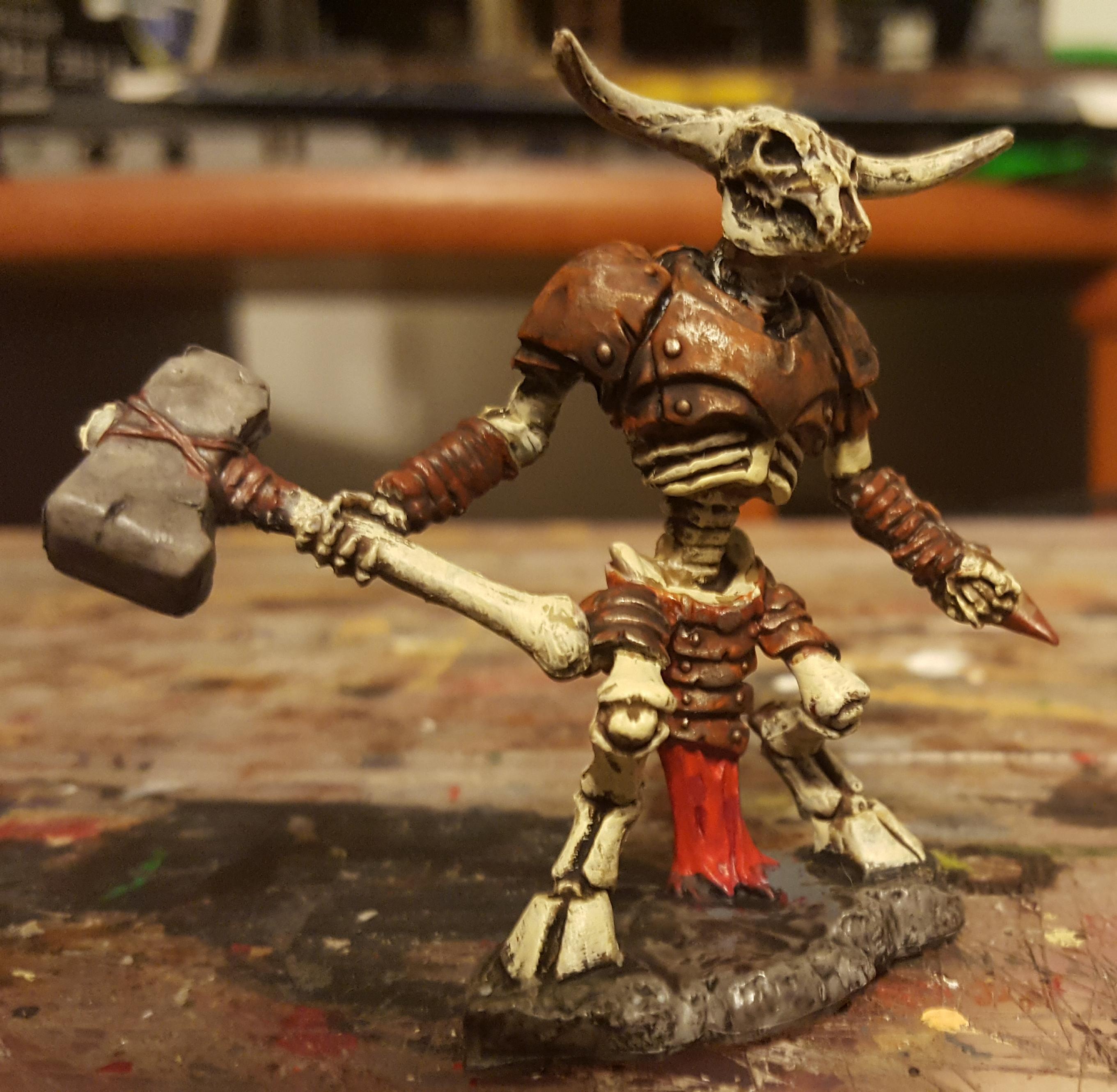 Pechetruite 1 x ATHAK Undead Knight - Reaper Bones Miniatura per Gioco di Ruolo Guerra - 77408